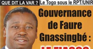 Que dit la VAR ? : Le Togo sous le RPT-UNIR, le Fiasco !