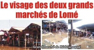 Togo, la Faillite du régime Faure / RPT-UNIR : Le visage des deux grands marchés de Lomé Marché de Hedzranawoé