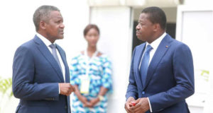 Relations Faure Gnassingbé – Aliko Dangote : Mystification. Démagogie. Conflit d’intérêts… Aliko Dangote (g) et Faure Gnassingbé (d) | Photo : DR