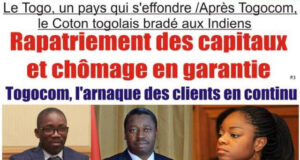 Le Togo, un pays qui s’effondre ! Après Togocom, le coton togolais est bradé aux Indiens. Rapatriement des capitaux et chômage en garantie. bradeurs des ressources du togo