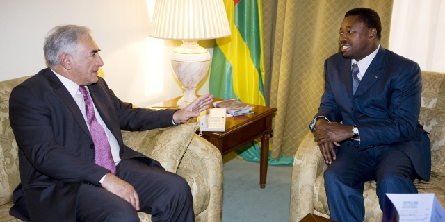 Faure Gnassingbe et DSK