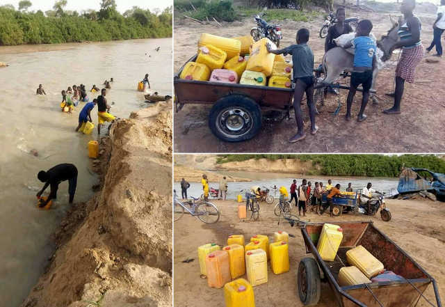 eau boueuse a Kpayendiga kpendjal savanes togo