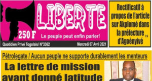 Togo, Pétrolegate /Aucun peuple ne supporte durablement les menteurs : la lettre de mission ayant donné latitude aux Inspecteurs
