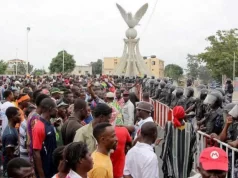 La Révolte Est Une Réponse à l’Injustice! Manifestation populaire contre le pouvoir à Lomé, septembre 2017 | Photo : DR