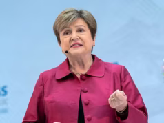 Guerre au Moyen-Orient: Le FMI alerte sur un choc économique mondial Kristalina Georgieva, directrice générale du FMI, lors des réunions de printemps de la Banque mondiale et du FMI au siège du FMI à Washington, le jeudi 9 avril 2026 | Photo: AP