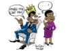 Togo: Un parlementarisme de façade au service d’un césarisme constitutionnalisé Faure Gnassingbé vs Marguerite Gnakade | Caricature: Donisen Donald / Liberté