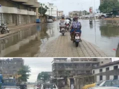 Inondations à Cotonou: Souffre-douleur impertinent des laudateurs du régime togolais Inondation à Lomé au Togo (haut) et à Cotonou au Bénin (Bas) à des dates respectives inconnues | Photos: DR