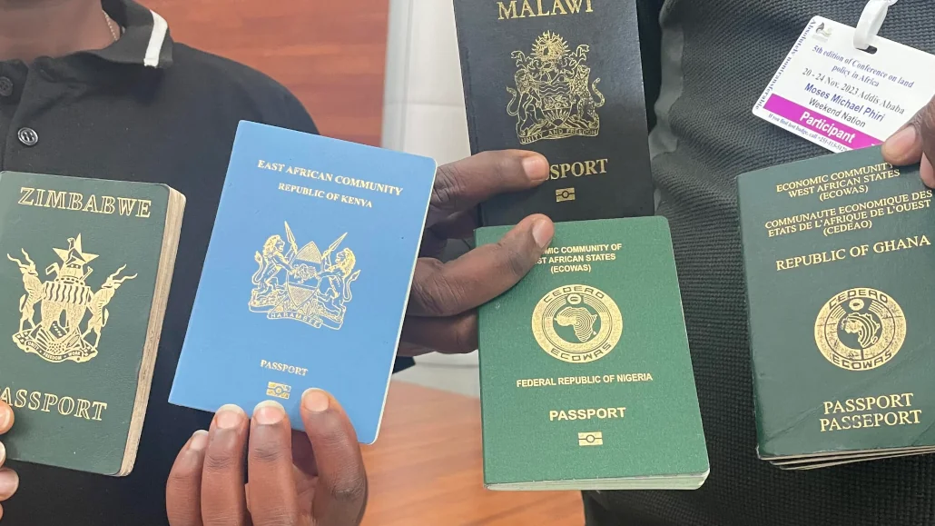 Quelques passeports émis par des pays Africains | Photo: DR / GB