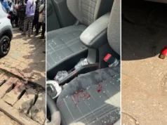 Togo / Braquage à Adoboukomé: Il y a du boulot pour les anciens combattants « prêts à combattre les ennemis de Faure Gnassingbé jusqu’à leur dernière goutte de sang » Les traces d'un braquage violent en plein jour à Adoboukomé, près du Grand Marché de Lomé, le 18 juin 2026 | Photos: Lalternative.info