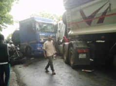 Togo: Combien coûte la vie d’un citoyen togolais? Quand Faure Gnassingbe refuse de faire ce calcul! Collision entre deux camions sur la RN1, Togo | Photo / Archives: DR