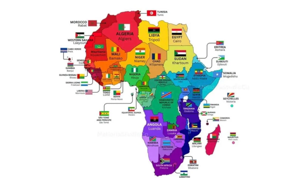 Carte de l'Afrique | Infog: DR