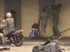 Togo: Le Carnaval de l’Indécence et Le Sang des Martyrs Les "Forces de sécurité et de défense", alias les Miliciens de Faure E. Gnassingbé, dans leurs oeuvres sordides contre de pauvres citoyens sans défense, Lomé, juin 2025 | Photo: DR