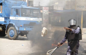 Togo: La culture de la peur et l’inversion des valeurs Répression d'une manifestation pacifique à Lomé, Togo | Archives`DR