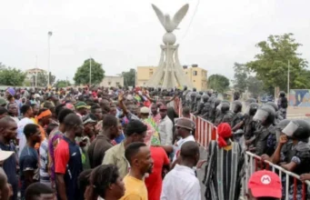 L’Arrêt de la CEDEAO et l’Appel à la Mobilisation Togolaise Manifestation populaire contre le régime Gnassingbé à Lomé, Togo, septembre 2017 | Photo / Archives: DR