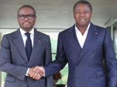 Togo / Faure encore heureux de recevoir un nouveau président du Bénin: Wadagni dénude son voisin en deux semaines Romuald Wadagni (g) et Faure Gnassingbé | Photo: DR