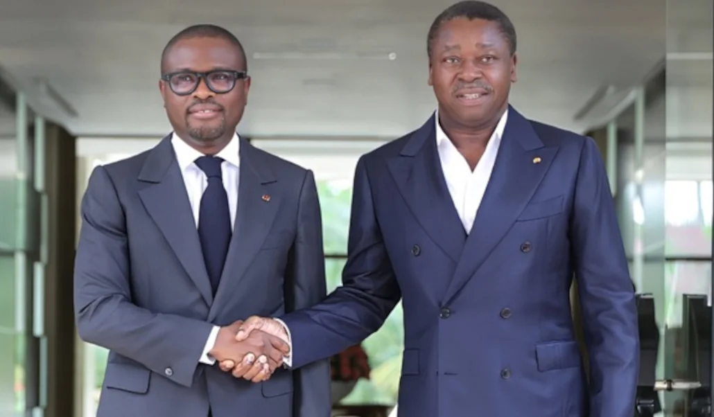 Romuald Wadagni (g) et Faure Gnassingbé | Photo: DR