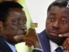 Hommage au prétendu père de la nation. Au Togo, On Continue à Célébrer le Mensonge Pendant Que Les Autres Avancent Les visages de l'imposture au Togo: le défunt père Eyadema Gnassingbé et l'incapable fils Essozimna Gnassingbé | Infog: 27avril.com