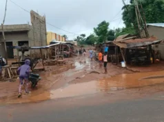 Togo: Risques Sanitaires pour certains Habitants des Quartiers “Abandonnés” de Lomé et ses environs Dégats des pluies diluviennes sur le Togo | Photo: DR