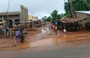Togo: Risques Sanitaires pour certains Habitants des Quartiers “Abandonnés” de Lomé et ses environs Dégats des pluies diluviennes sur le Togo | Photo: DR