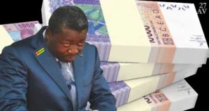 Togo: 150 Milliards FCFA de Dettes pour du beurre Faure Gnassingbé continue inlassablement d'endetter le Togo pour des projets foireux | Infog: 27avril.com