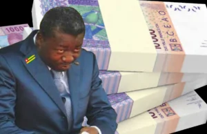 Togo: 150 Milliards FCFA de Dettes pour du beurre Faure Gnassingbé continue inlassablement d'endetter le Togo pour des projets foireux | Infog: 27avril.com