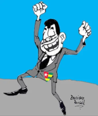 Togo: La Grande Bamboula de Faure Gnassingbé aux Évalas, Le Peuple de Plus en Plus Délaissé et des Prisonniers Politiques Qui Meurent à Petit Feu Faure E. Gnassingbé | Extrait et adaptation d'une caricature de Donisen Donald / Liberté