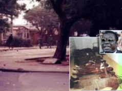 L’Imposture de la Mémoire: Quand le Régime Gnassingbé Impose la Célébration du Bourreau au Peuple Victime Massacre de civils au Freau Jardin par Eyadema Gnassingbé, 25 janvier 1995 | Archives: DR