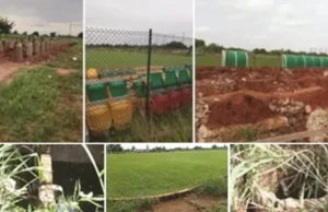 Togo / Stade Municipal de Vogan: Aussitôt Installé, Aussitôt Démoli. La Couronne des Approximations Dégoûtantes Stade municipal de Vogan | Photos: DR / LeCorrecteur.tg