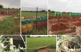 Togo / Stade Municipal de Vogan: Aussitôt Installé, Aussitôt Démoli. La Couronne des Approximations Dégoûtantes Stade municipal de Vogan | Photos: DR / LeCorrecteur.tg