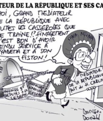 Togo: Le HCRRUN, Nana Awa et La Fausse Réconciliation; Pendant Que Le Pays Connaît La Déchéance Sur Tous Les Plans. Awa Nana Daboya | Caricature / Archives: Donisen Donald / Liberté
