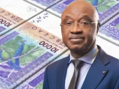 Togo: 2244,31 Milliards FCFA de Dette Intérieure Ou La Mort Lente du Secteur Privé… Le ministre des Finances Essowe Georges Barcola | Infog: 27avril.com