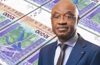 Togo: 2244,31 Milliards FCFA de Dette Intérieure Ou La Mort Lente du Secteur Privé… Le ministre des Finances Essowe Georges Barcola | Infog: 27avril.com