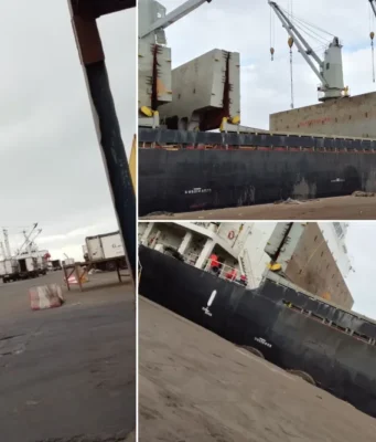 Togo / Grève des agents du PAL: Quai désert. Grues immobiles. Panique au SMOP… Le Port Autonome de Lomé (PAL) déserté par les agents en grève, 11 août 2026 | Photos: I.K. / Lalternative.info
