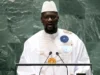 Manigance, Fourberie, Triche et Manipulation Pour Ne Pas Quitter Le Pouvoir; Voilà Les Vrais Putschistes. Le président guinéen Mamadi Doumbouya s'exprime lors de la 78e session de l'Assemblée générale des Nations unies à New York (États-Unis), le 21 septembre 2023 | Photo: Reuters