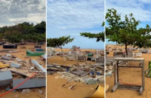 Togo: Méchanceté Gratuite à la Plage… Dans le sillage de l'opération d'éviction des occupants de la plage à Lomé, septembre 2026 | Capture d'écrans: ori_info (instagram.com/ori_infos)