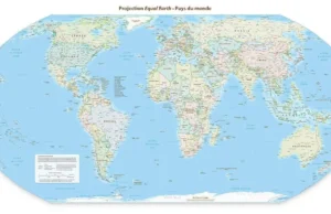 Pendant des Siècles, On a Rapetissé l’Afrique: Le Togo Contribue à Remettre Le Continent à sa Vraie Dimension La projection cartographique « Equal Earth » représente les continents et les pays à leur taille réelle les uns par rapport aux autres | Photo : Wikimedia Commons / Tom Patterson