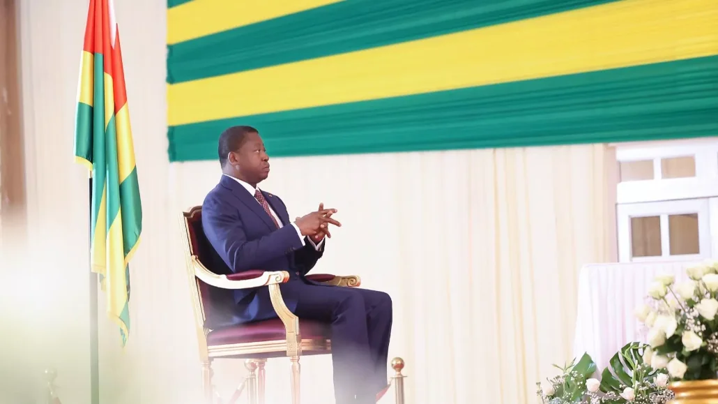 Faure Gnassingbé lors de son investiture en tant que président du Conseil, le 3 mai 2025, à Lomé | Photo: PCT