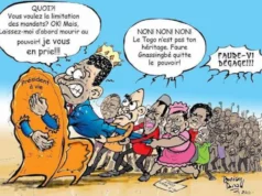 Togo: Paix Sans Démocratie, Se Mentir FEG et ses soucis | Caricature / Archives: Donisen Donald / Liberté