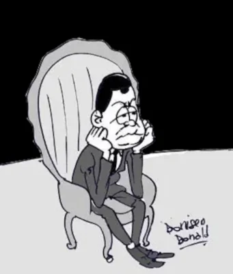 Malgré les Apparences, Faure Gnassingbé et Son Système Désormais au Bout du Rouleau; D’où Viendra Le Coup de Grâce? Extrait d'une caricature de Donisen Donald / Liberté