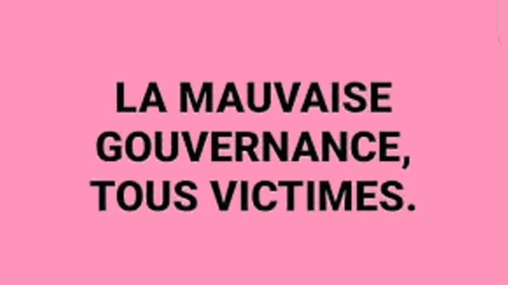 Mauvaise gouvernance