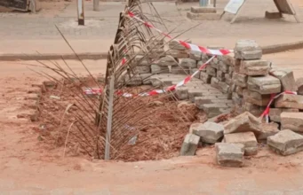 Togo: Recrudescence des accidents de la route, un facteur important ignoré Un trou non réparé une route pavée | Photo: DR